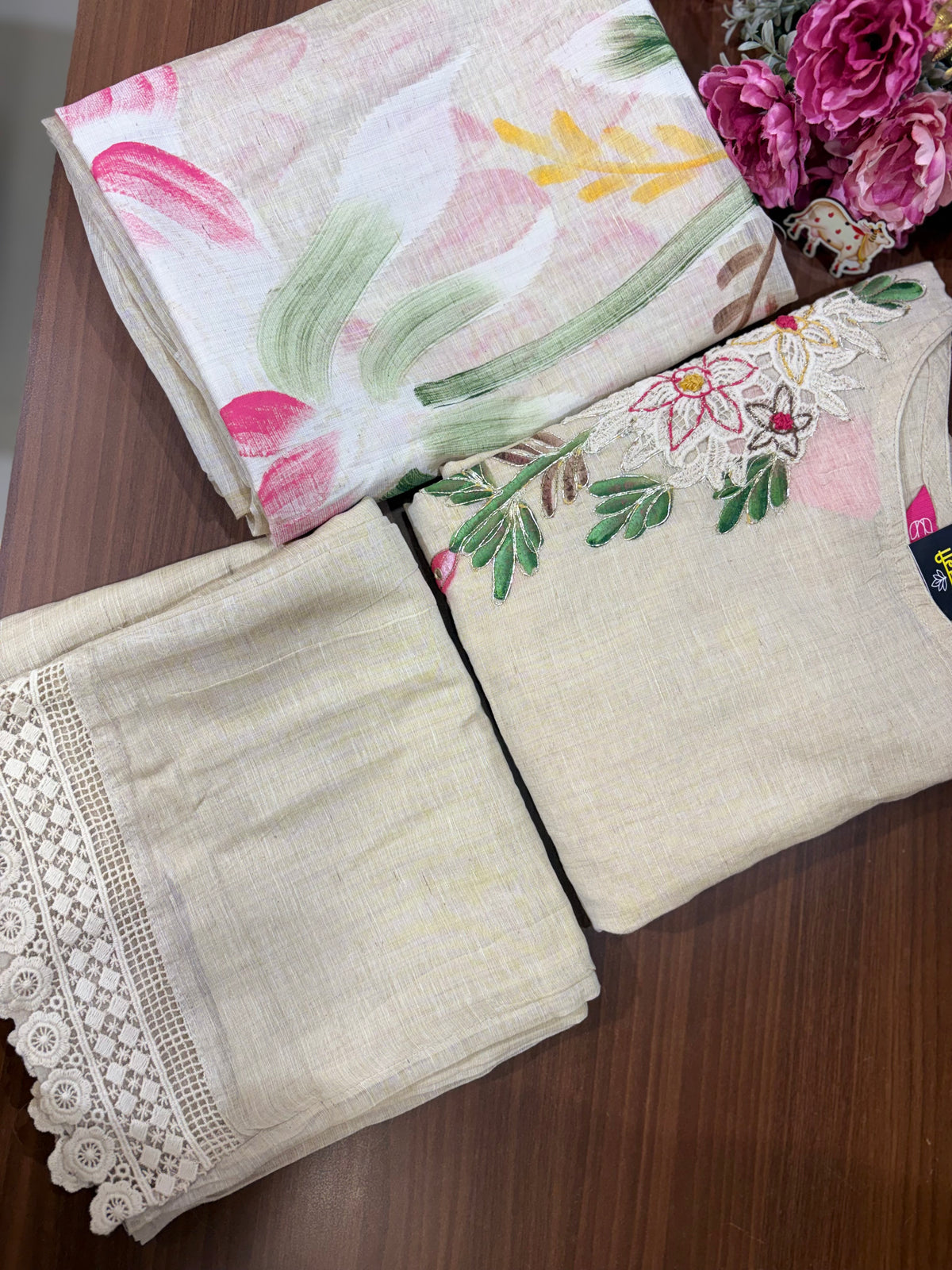 Kadhi kurta set with dupatta