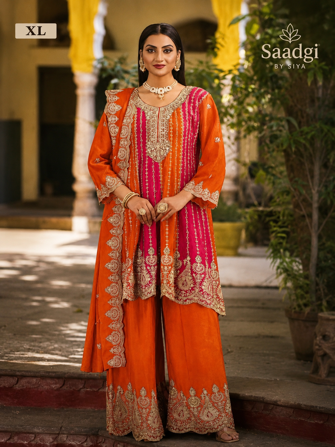 Palazzo Set with Dupatta for Women, Ethnic Wear, Traditional Indian Outfit
