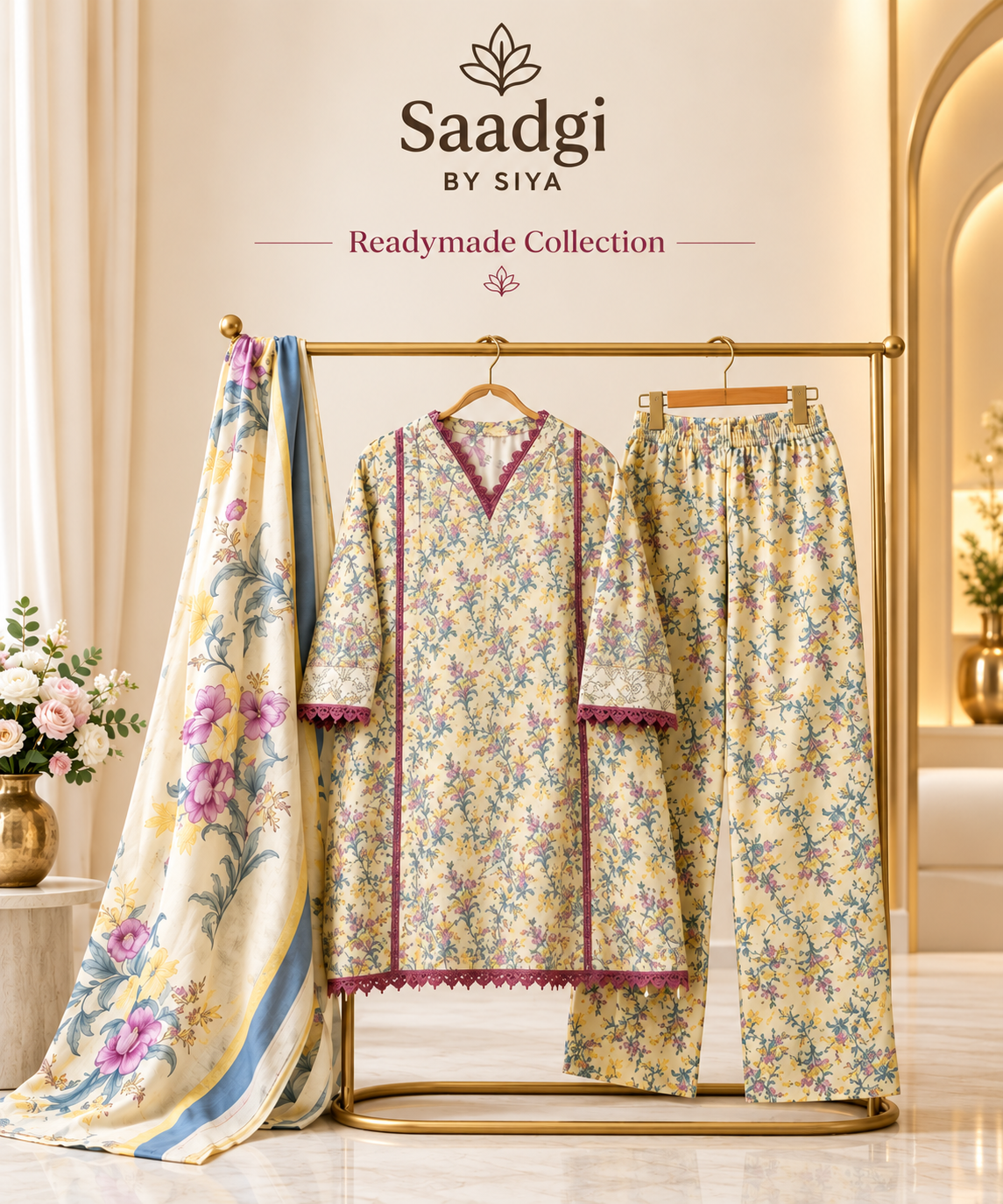Farshi kurta set with dupatta